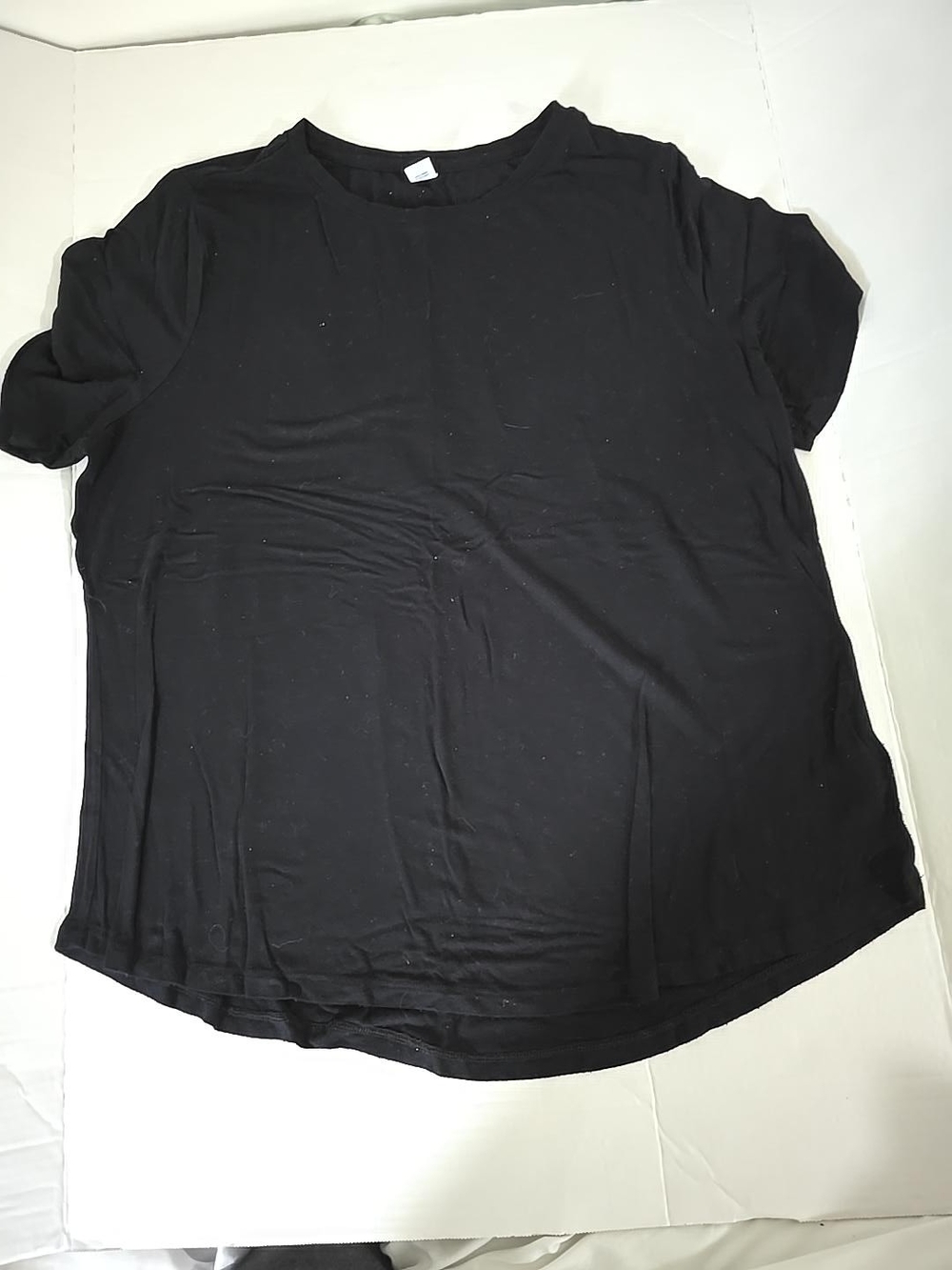 Old Navy Black Short Sleeve Crew Neck Tee